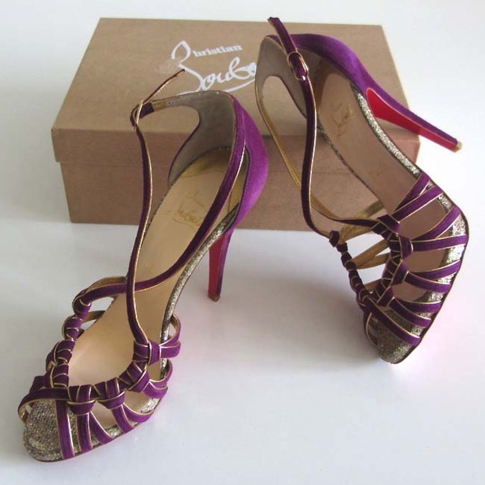 CHRISTIAN LOUBOUTIN 8 Mignons strappy sandals 39.5